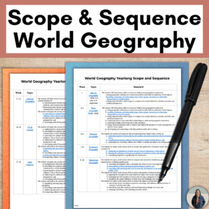 world geography scope and sequence