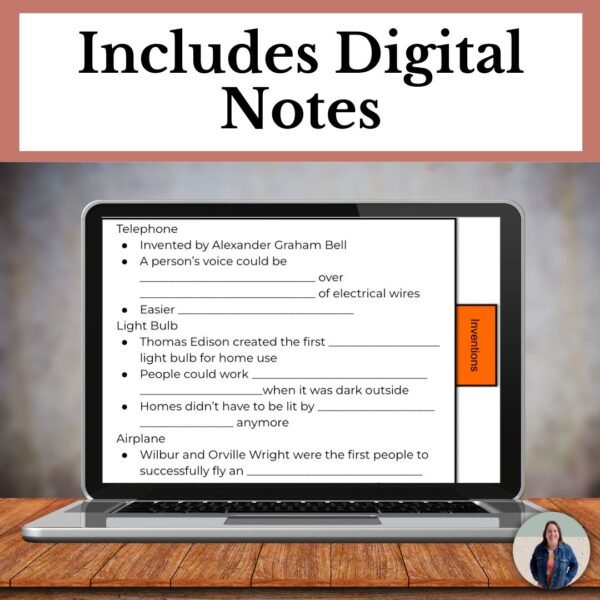 American Industrial Revolution unit digital notes