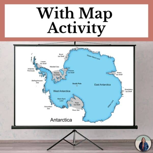 Antarctica Geography unit map activities