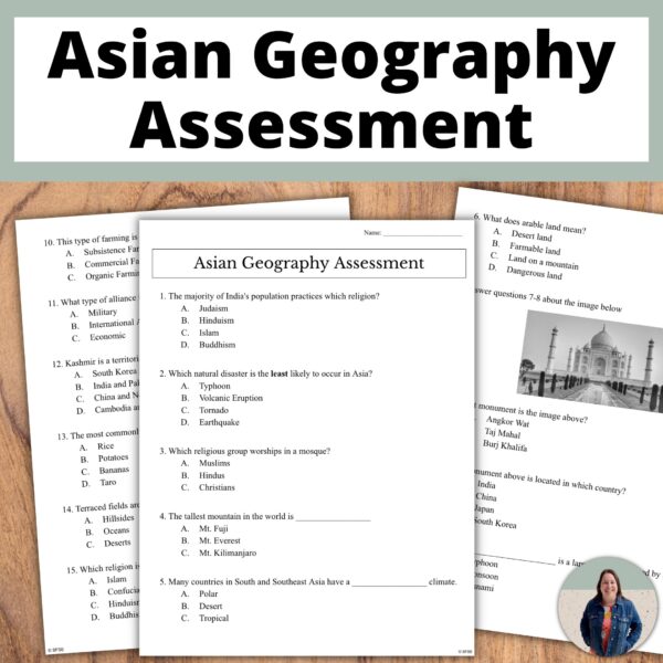 Asia Geography Unit assessment