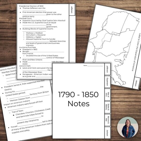 american history westward expansion unit guided student notes