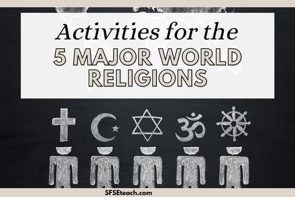activities for the 5 major world religions