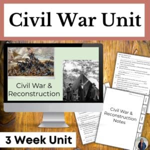 civil war and reconstruction era unit