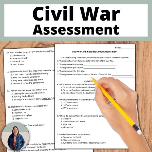 civil war and reconstruction era unit assessment