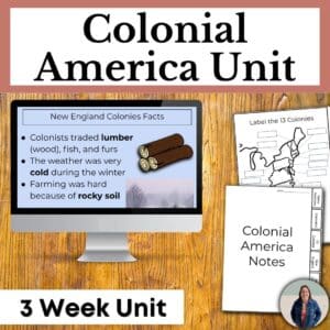 colonial america unit