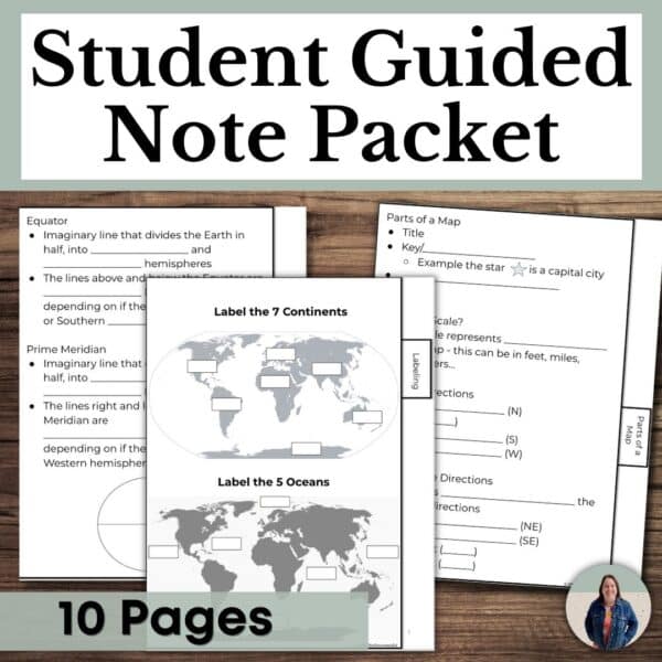 geography skills unit guided notes