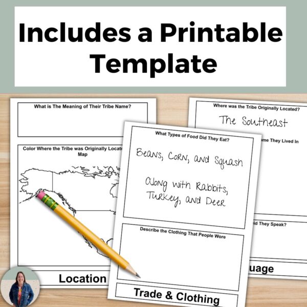 native american tribes project template