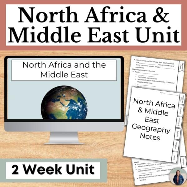 north africa and the middle east geography unit