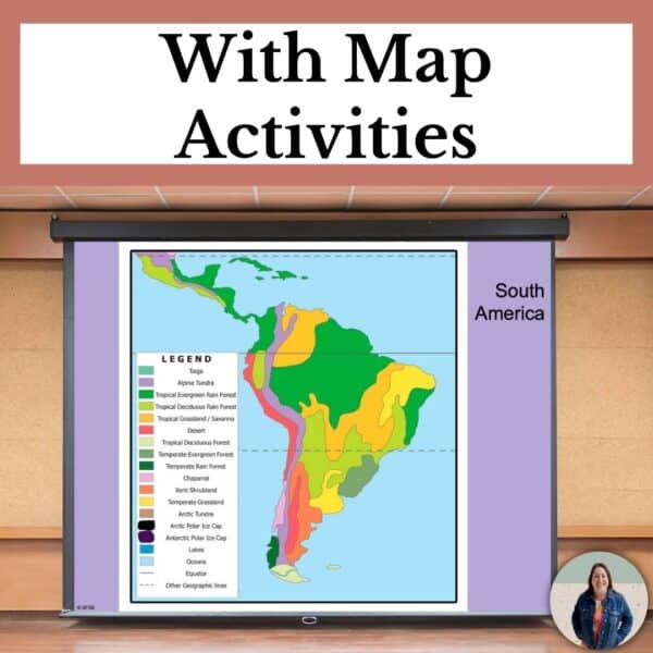 physical geography unit map activities