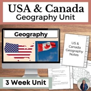 us and canada geography unit