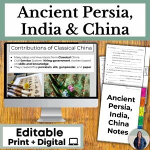 Ancient Persia, India, and China Presentation