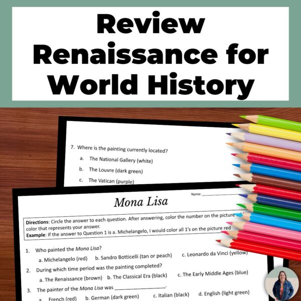 Review Renaissance Art Activity