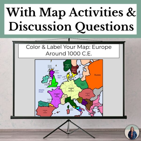 Middle Ages Presentation and Map Activities